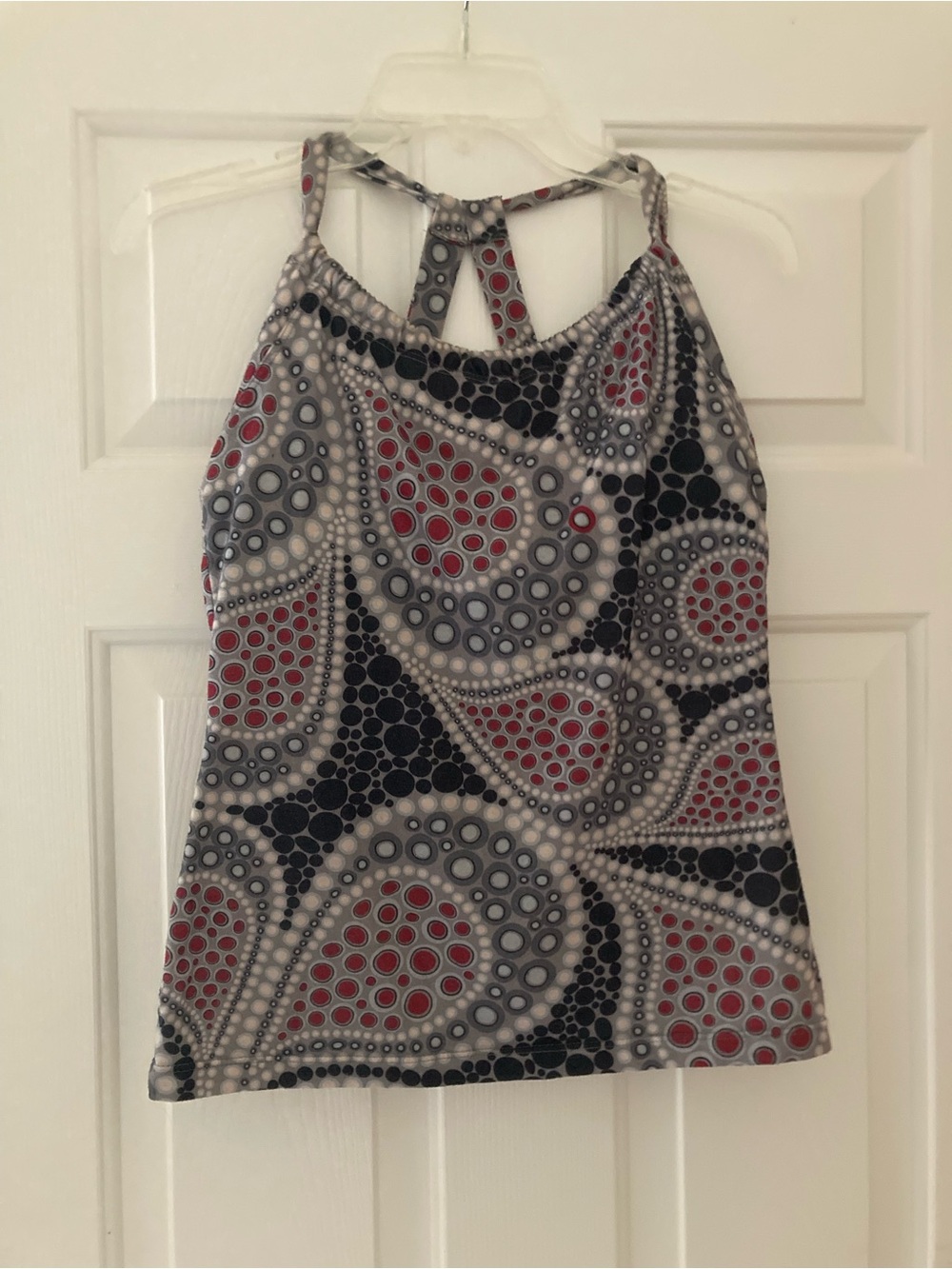 Prana yoga top built in bra, strapy back